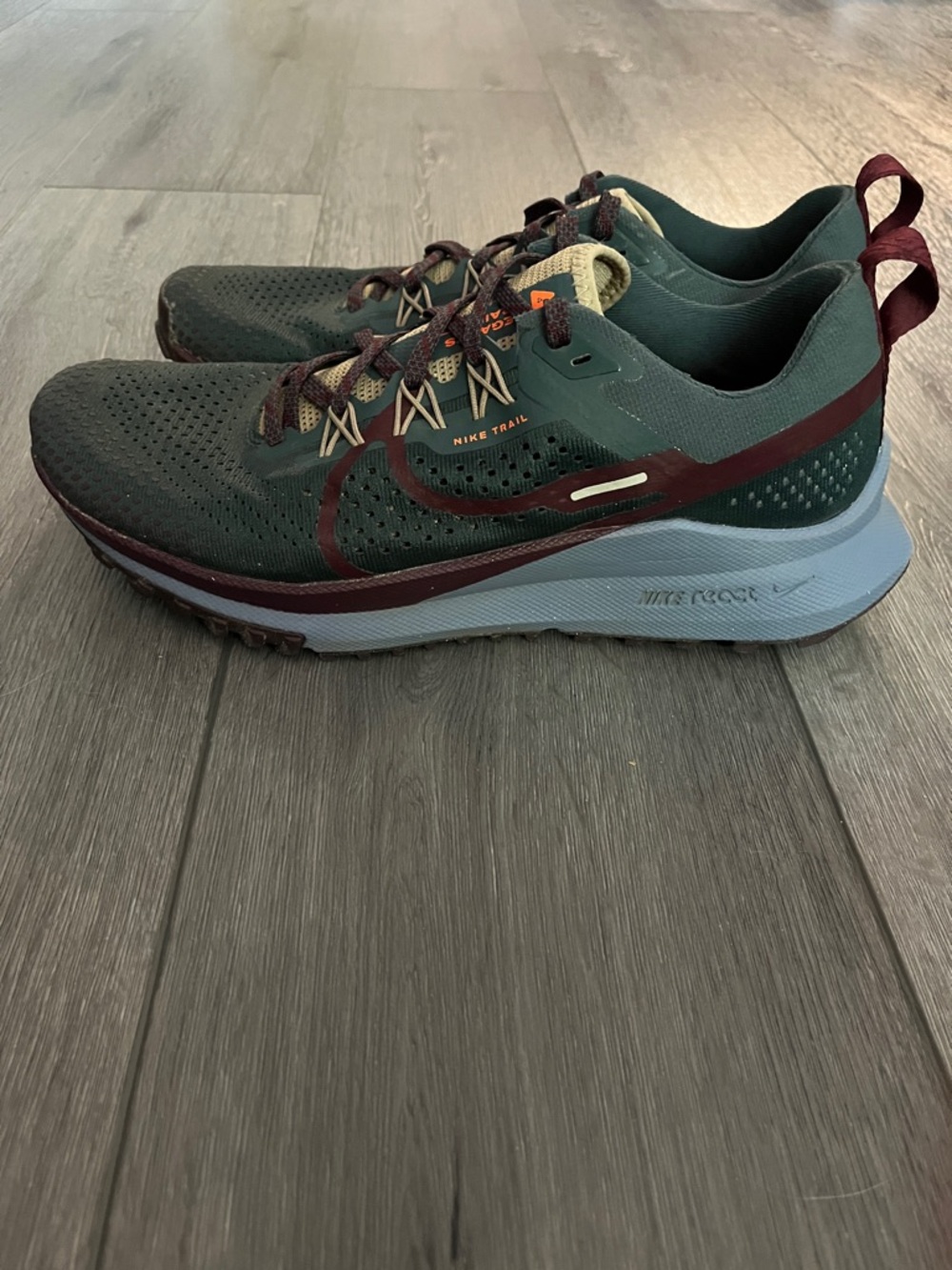 Nike React Pegasus Trail 4 Deep Jungle Night Maroon DJ6158-300 Men’s sz9